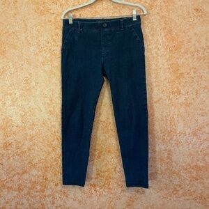 BETABRAND Pull On Denim Pants Size Small